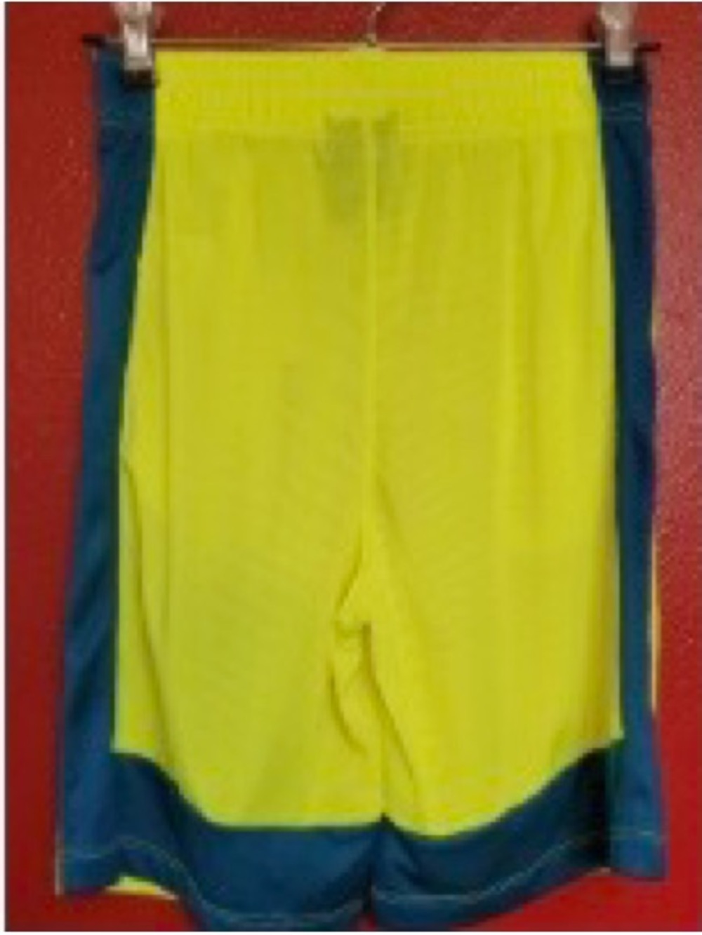 ⭐️ 3/$20 Nike: Boys' Bright Yellow and Teal Athletic Shorts: Size L - Picture 7 of 7